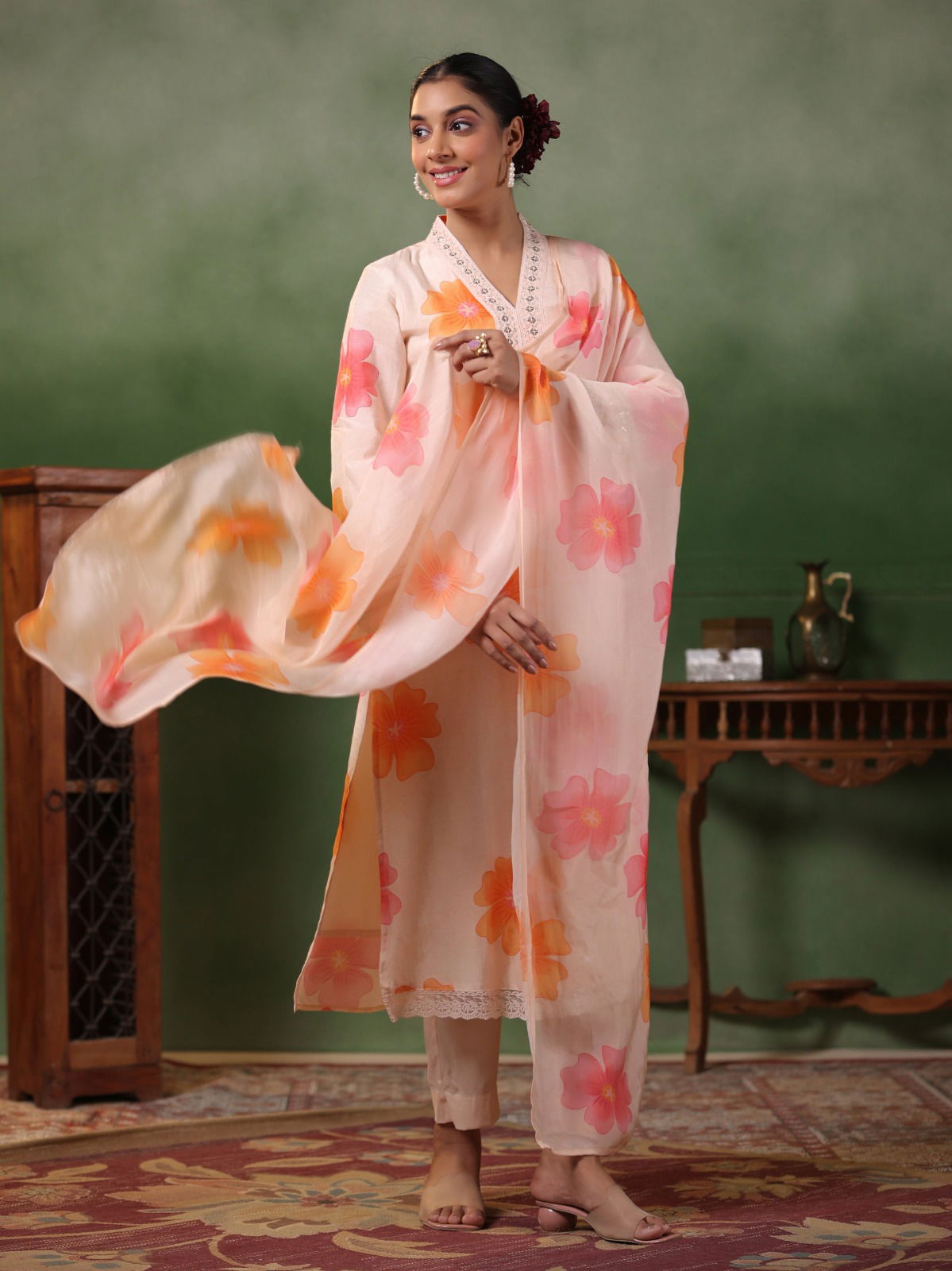 Sitara 02 Printed Kurti With Bottom Dupatta Wholesale Shop In Surat
